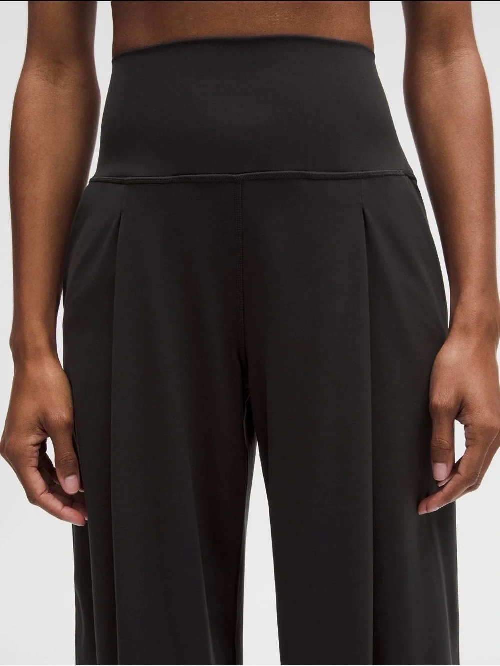 Wide Leg Black Palazzo Pants for Women